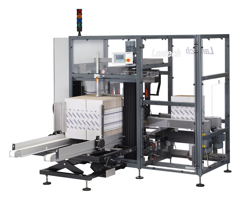 transit case machine for cardboard packaging